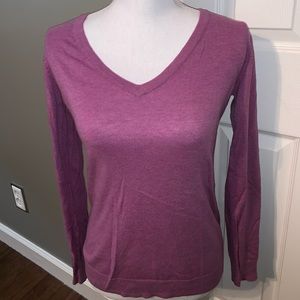 Gap- Purple V-neck Sweater